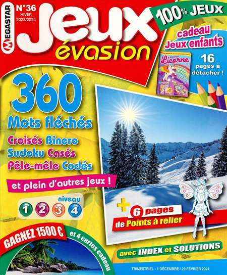 JEUX EVASION  