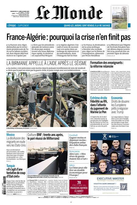 LE MONDE WEEK-END  