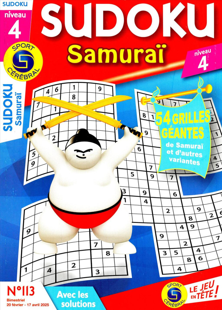 SUDOKU SAMURAI NIVEAU 4  