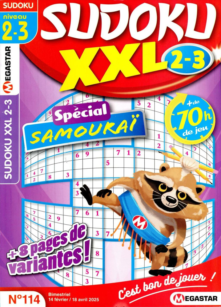 SUDOKU XXL NIVEAU 2-3  