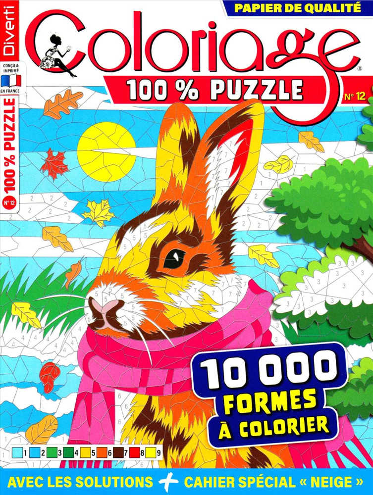 COLORIAGE 100% PUZZLE  