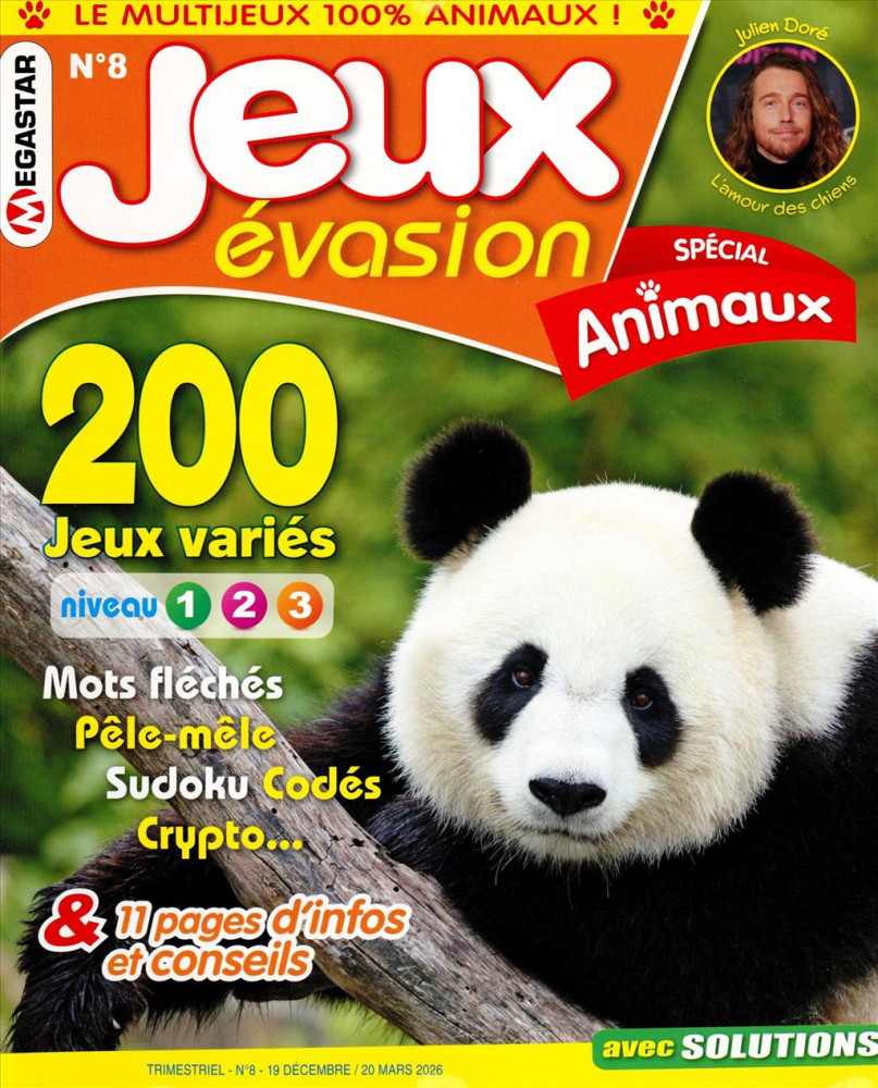JEUX EVASION SPECIAL ANIMAUX  