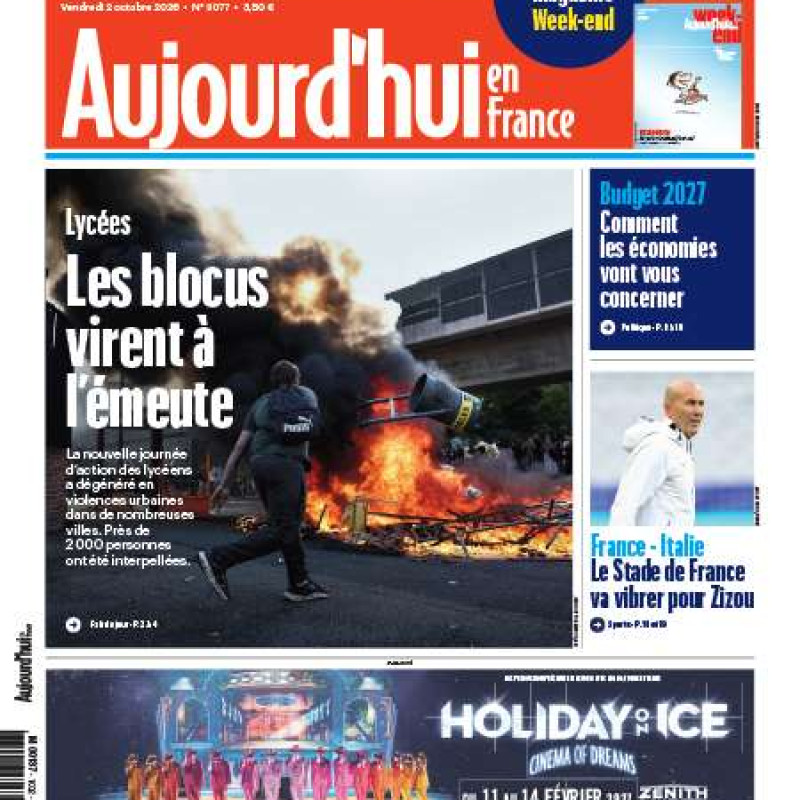 AUJOURD'HUI EN FRANCE 