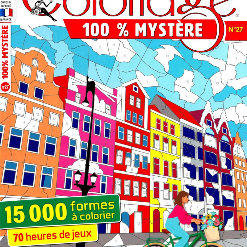 COLORIAGE 100% MYSTERE 